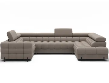 Fectory 6-seters Bubblig hjørnesovesofa med sjeselong og oppbevaring Høyre - Sola 18 - Møbler - Sofaer - Sovesofaer - Hjørnesovesofa