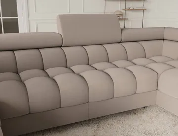 Fectory 6-seters Bubblig hjørnesovesofa med sjeselong og oppbevaring Høyre - Sola 18 - Møbler - Sofaer - Sovesofaer - Hjørnesovesofa