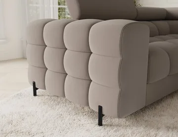 Fectory 6-seters Bubblig hjørnesovesofa med sjeselong og oppbevaring Høyre - Sola 18 - Møbler - Sofaer - Sovesofaer - Hjørnesovesofa
