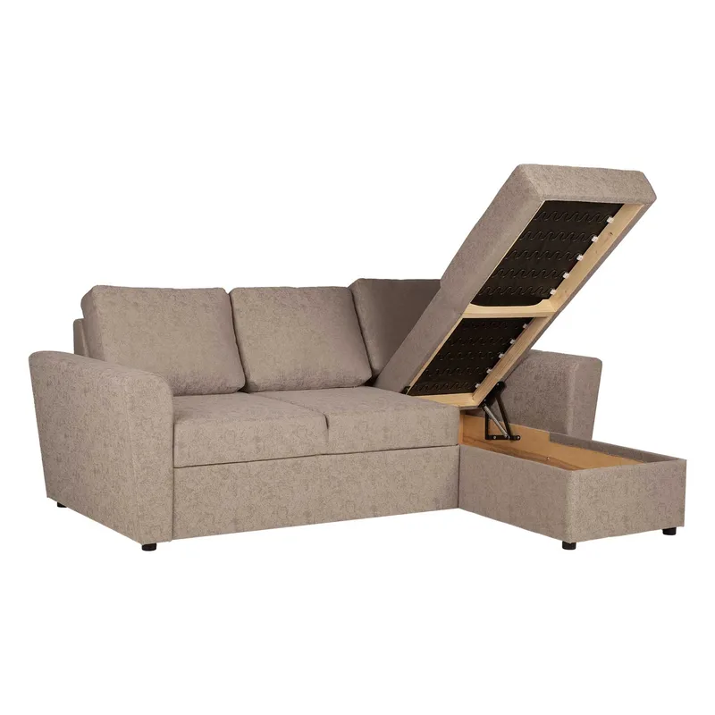 Hjørnesovesofa Fenor - Beige - Møbler - Sofaer - Sovesofaer - Hjørnesovesofa