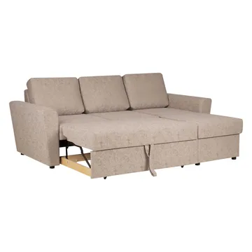 Hjørnesovesofa Fenor - Beige - Møbler - Sofaer - Sovesofaer - Hjørnesovesofa