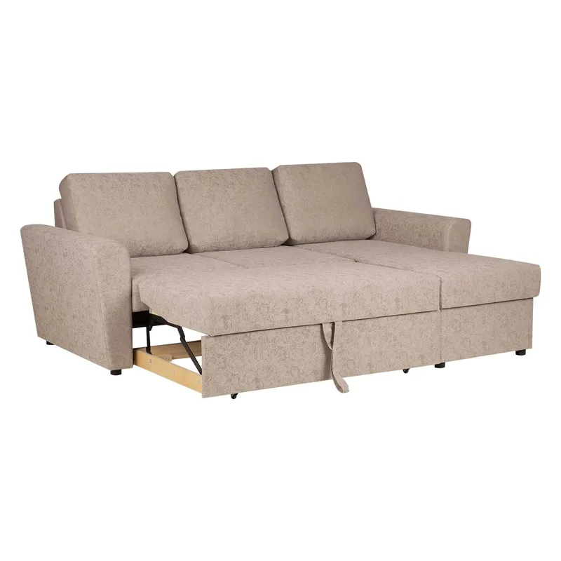 Hjørnesovesofa Fenor - Beige - Møbler - Sofaer - Sovesofaer - Hjørnesovesofa