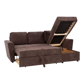 Hjørnesovesofa Fenor - Brun - Møbler - Sofaer - Sovesofaer - Hjørnesovesofa