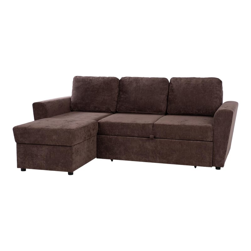 Hjørnesovesofa Fenor - Brun - Møbler - Sofaer - Sovesofaer - Hjørnesovesofa