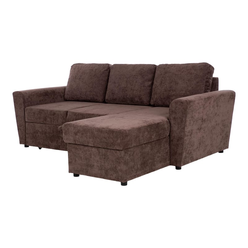 Hjørnesovesofa Fenor - Brun - Møbler - Sofaer - Sovesofaer - Hjørnesovesofa