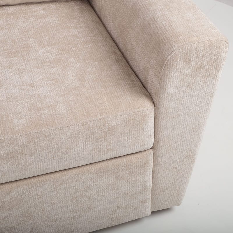 Hjørnesovesofa Fenor - Lys beige - Møbler - Sofaer - Sovesofaer - Sovesofa divan