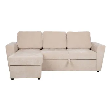 Hjørnesovesofa Fenor - Lys beige - Møbler - Sofaer - Sovesofaer - Sovesofa divan