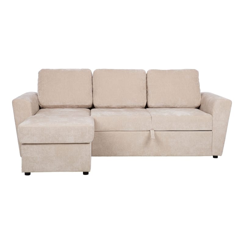 Hjørnesovesofa Fenor - Lys beige - Møbler - Sofaer - Sovesofaer - Sovesofa divan