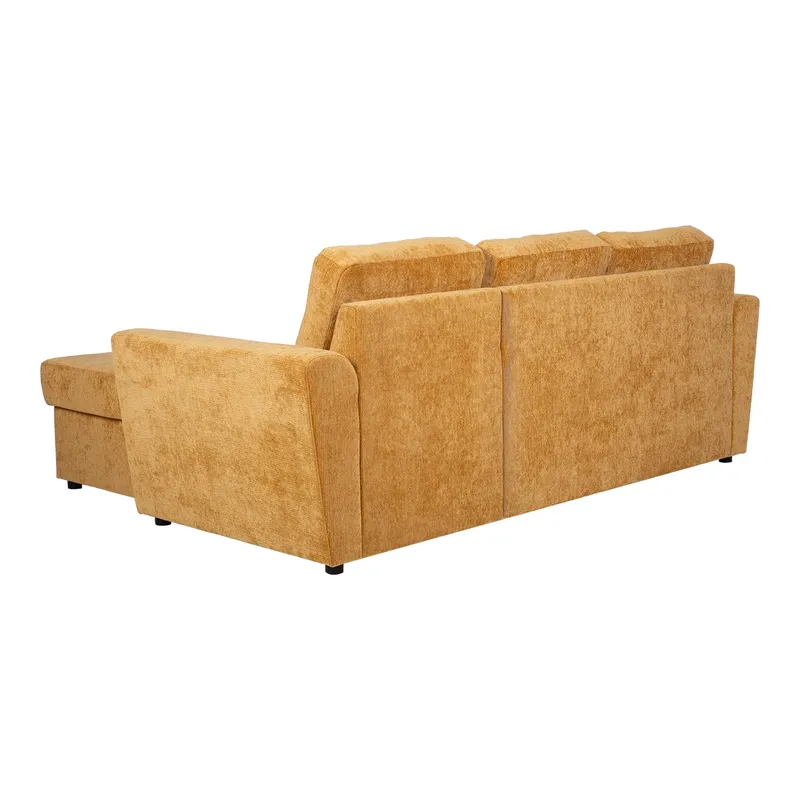Hjørnesovesofa Fenor - Lys gul - Møbler - Sofaer - Sovesofaer - Hjørnesovesofa