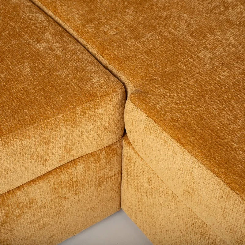 Hjørnesovesofa Fenor - Lys gul - Møbler - Sofaer - Sovesofaer - Hjørnesovesofa