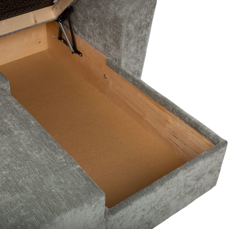 Hjørnesovesofa Fenor - Lysegrønn - Møbler - Sofaer - Sovesofaer - Hjørnesovesofa