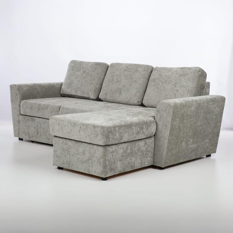 Hjørnesovesofa Fenor - Lysegrønn - Møbler - Sofaer - Sovesofaer - Hjørnesovesofa