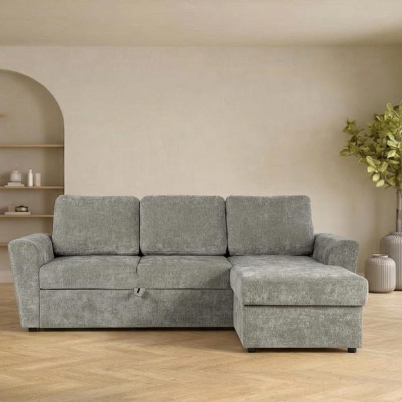 Hjørnesovesofa Fenor - Lysegrønn - Møbler - Sofaer - Sovesofaer - Hjørnesovesofa