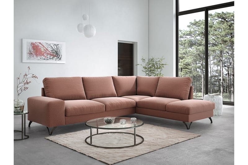 Hjørnesovesofa Flavio 293x214x91 cm - Møbler - Sofaer - Sovesofaer - Hjørnesovesofa