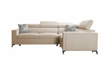 Galbally 3-sits Hörnbäddsoffa beige - Møbler - Sofaer - Sovesofaer - Hjørnesovesofa