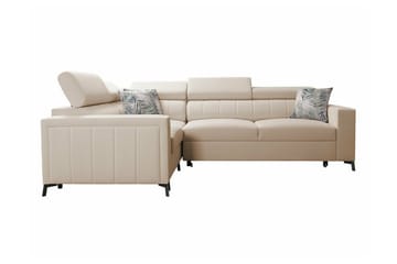 Galbally 3-sits Hörnbäddsoffa beige - Møbler - Sofaer - Sovesofaer - Hjørnesovesofa