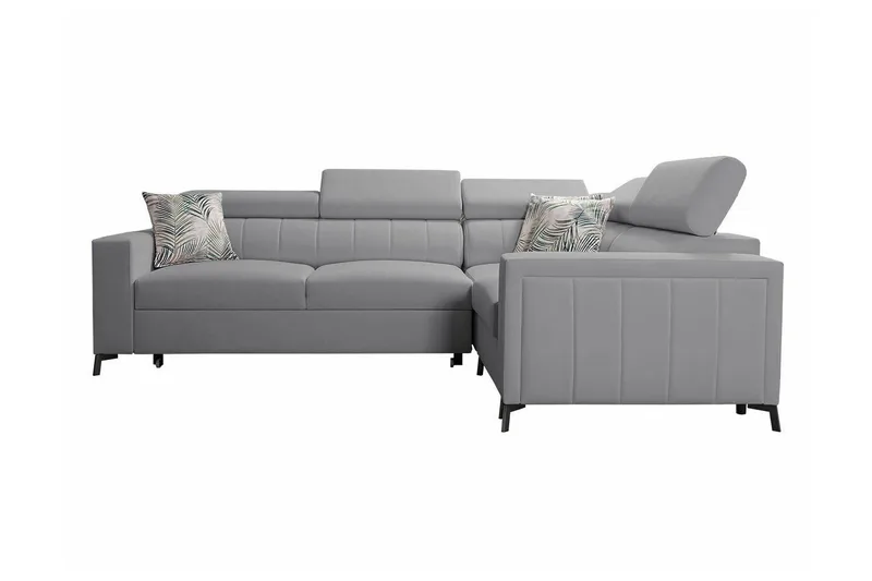 Galbally 3-sits Hörnbäddsoffa Light grey - Møbler - Sofaer - Sovesofaer - Hjørnesovesofa