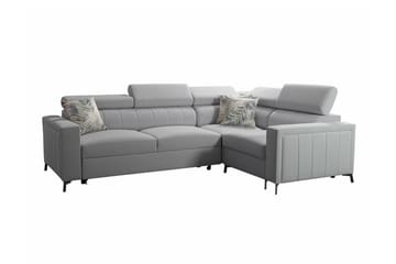 Galbally 3-sits Hörnbäddsoffa Light grey - Møbler - Sofaer - Sovesofaer - Hjørnesovesofa