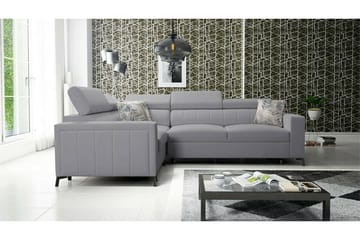 Galbally 3-sits Hörnbäddsoffa Ljusgrå - Møbler - Sofaer - Sovesofaer - Hjørnesovesofa