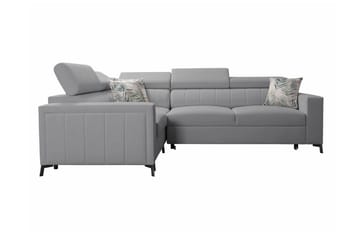 Galbally 3-sits Hörnbäddsoffa Ljusgrå - Møbler - Sofaer - Sovesofaer - Hjørnesovesofa