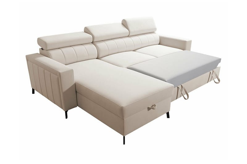 Galbally 3-sits Hörnbäddsoffa NO_BRAND Dark blue - Møbler - Sofaer - Sovesofaer - Hjørnesovesofa