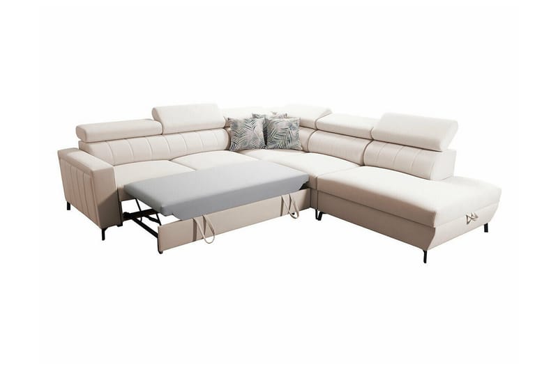 Galbally 4-seters hjørnesovesofa - Møbler - Sofaer - Sovesofaer - Hjørnesovesofa