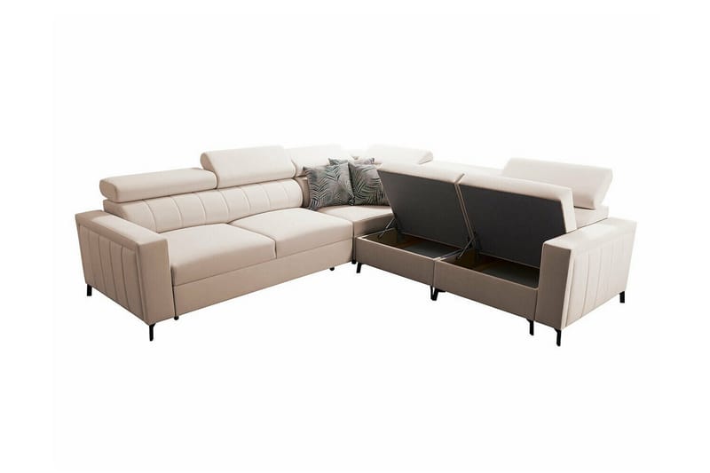 Galbally 4-seters hjørnesovesofa - Møbler - Sofaer - Sovesofaer - Hjørnesovesofa