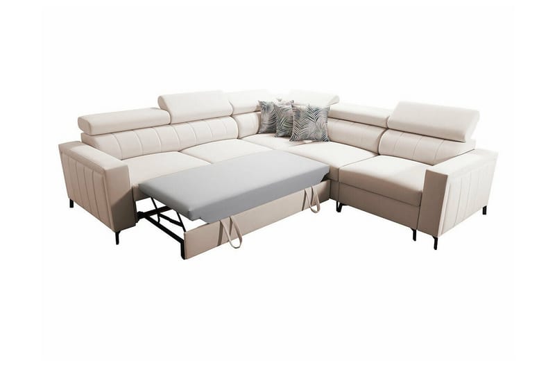Galbally 4-seters hjørnesovesofa - Møbler - Sofaer - Sovesofaer - Hjørnesovesofa