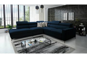 Galbally 4-sits Hörnbäddsoffa Dark blue - Møbler - Sofaer - Sovesofaer - Hjørnesovesofa