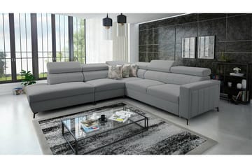 Galbally 4-sits Hörnbäddsoffa Grey - Møbler - Sofaer - Sovesofaer - Hjørnesovesofa