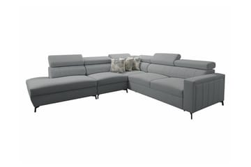 Galbally 4-sits Hörnbäddsoffa Grey - Møbler - Sofaer - Sovesofaer - Hjørnesovesofa