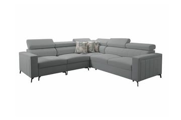 Galbally 4-sits Hörnbäddsoffa Ljusgrå - Møbler - Sofaer - Sovesofaer - Hjørnesovesofa