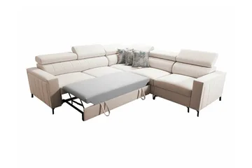 Galbally 4-sits Hörnbäddsoffa NO_BRAND Dark blue - Møbler - Sofaer - Sovesofaer - Hjørnesovesofa