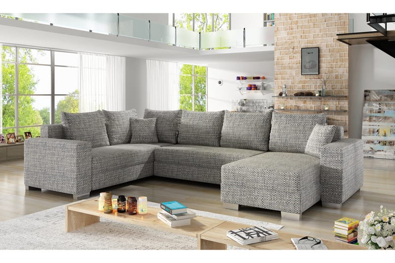 Gallicanta Hjørnesovesofa, Grå