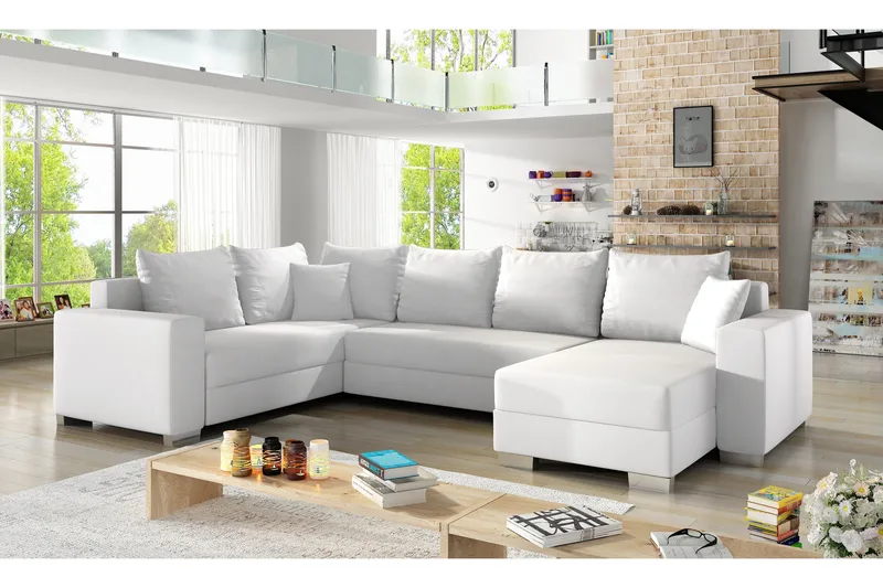 Gallicanta Hjørnesovesofa, Hvit