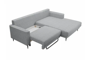Graystone 2-seters Hjørnesovesofa - Cream - Møbler - Sofaer - Sovesofaer - Hjørnesovesofa
