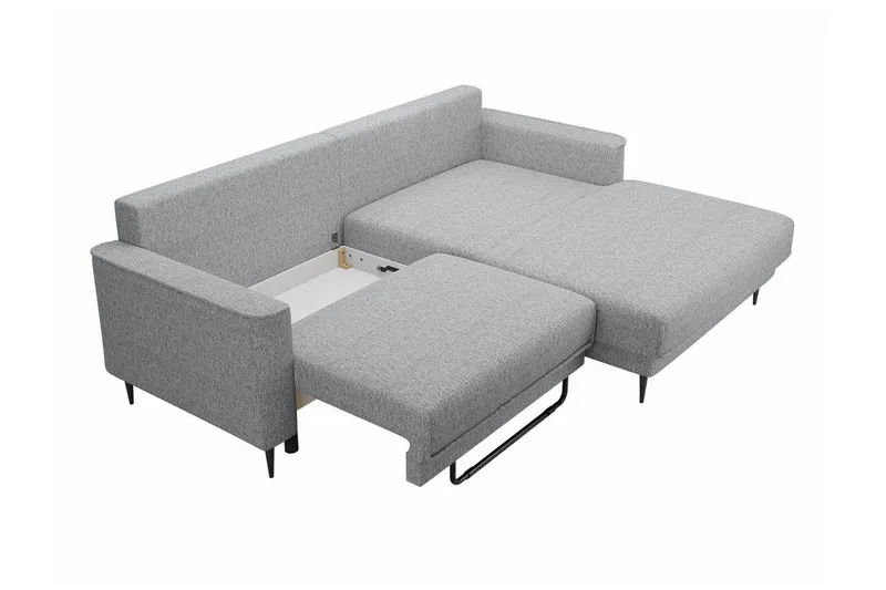 Graystone 2-seters Hjørnesovesofa - Cream - Møbler - Sofaer - Sovesofaer - Hjørnesovesofa
