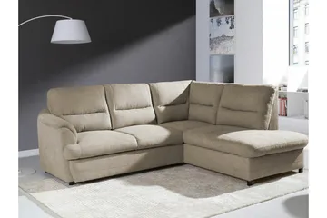 Graystone 3-seters Hjørnesovesofa - Cream - Møbler - Sofaer - Sovesofaer - Hjørnesovesofa