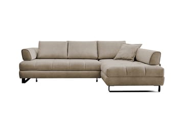 Graystone 3-seters Hjørnesovesofa - Cream - Møbler - Sofaer - Sovesofaer - Hjørnesovesofa