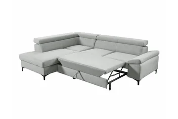 Graystone 3-seters Hjørnesovesofa - Cream - Møbler - Sofaer - Sovesofaer - Hjørnesovesofa
