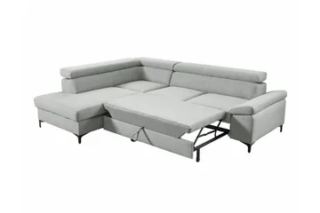 Graystone 3-seters Hjørnesovesofa - Cream - Møbler - Sofaer - Sovesofaer - Hjørnesovesofa