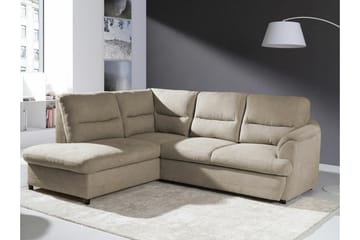 Graystone 3-seters Hjørnesovesofa - Cream - Møbler - Sofaer - Sovesofaer - Hjørnesovesofa