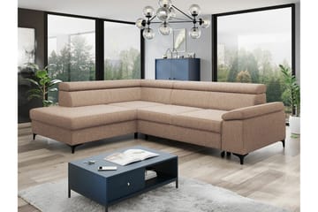 Graystone 3-seters Hjørnesovesofa - Lyse brun - Møbler - Sofaer - Sovesofaer - Hjørnesovesofa