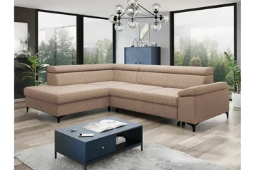 Graystone 3-seters Hjørnesovesofa - Lyse brun - Møbler - Sofaer - Sovesofaer - Hjørnesovesofa