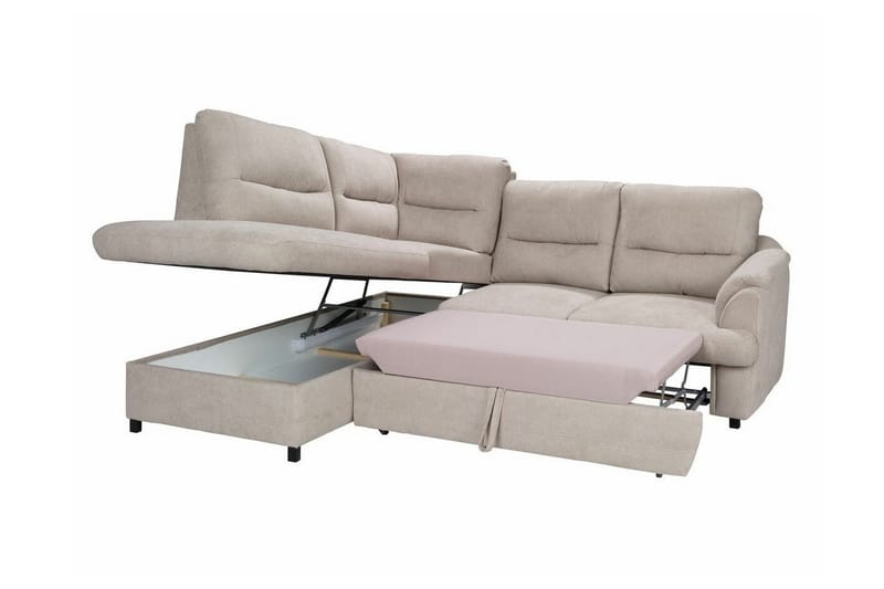 Graystone 3-seters Hjørnesovesofa - Lysegrå - Møbler - Sofaer - Sovesofaer - Hjørnesovesofa