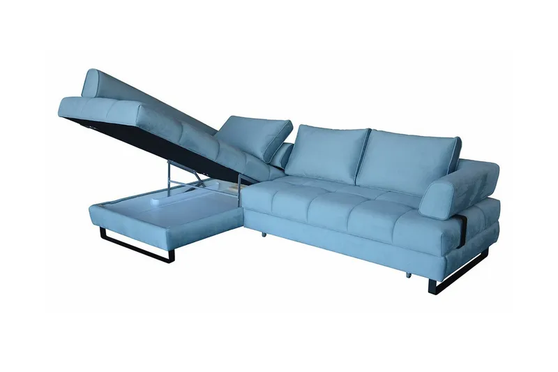 Graystone 3-seters Hjørnesovesofa - Lysegrå - Møbler - Sofaer - Sovesofaer - Hjørnesovesofa