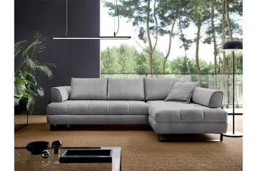 Graystone 3-seters Hjørnesovesofa - Lysegrå - Møbler - Sofaer - Sovesofaer - Hjørnesovesofa