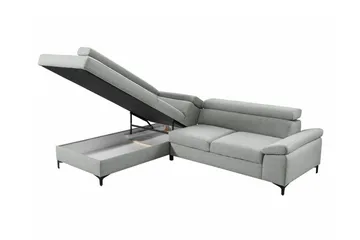 Graystone 3-seters Hjørnesovesofa - Mørkegrå - Møbler - Sofaer - Sovesofaer - Hjørnesovesofa