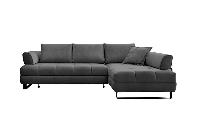 Graystone 3-seters Hjørnesovesofa, Mørkegrå