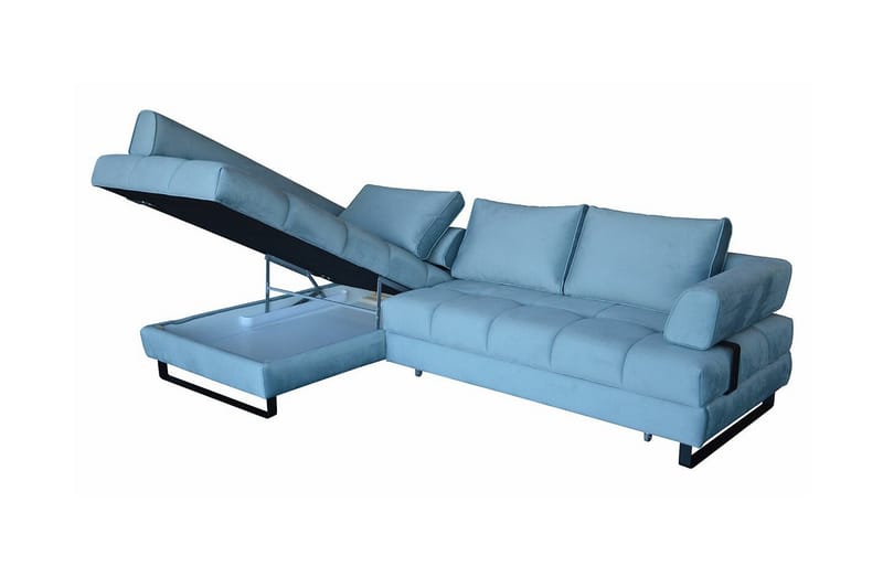 Graystone 3-seters Hjørnesovesofa - Mørkegrå - Møbler - Sofaer - Sovesofaer - Hjørnesovesofa